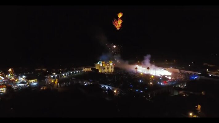 grito de independencia caborca sonora desde arriba drones