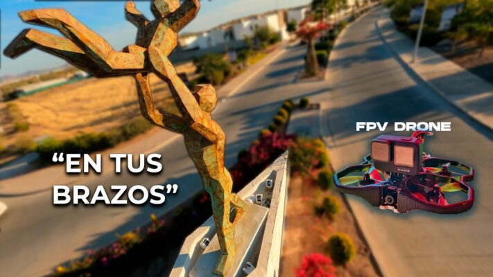 escultura en La Coruña desarrollo de Vertex en Hermosillo Desde Arriba Drones fpv