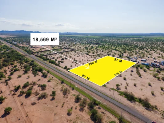 Terreno km 13 en venta fotos con dron desde arriba drones hermosillo sonora